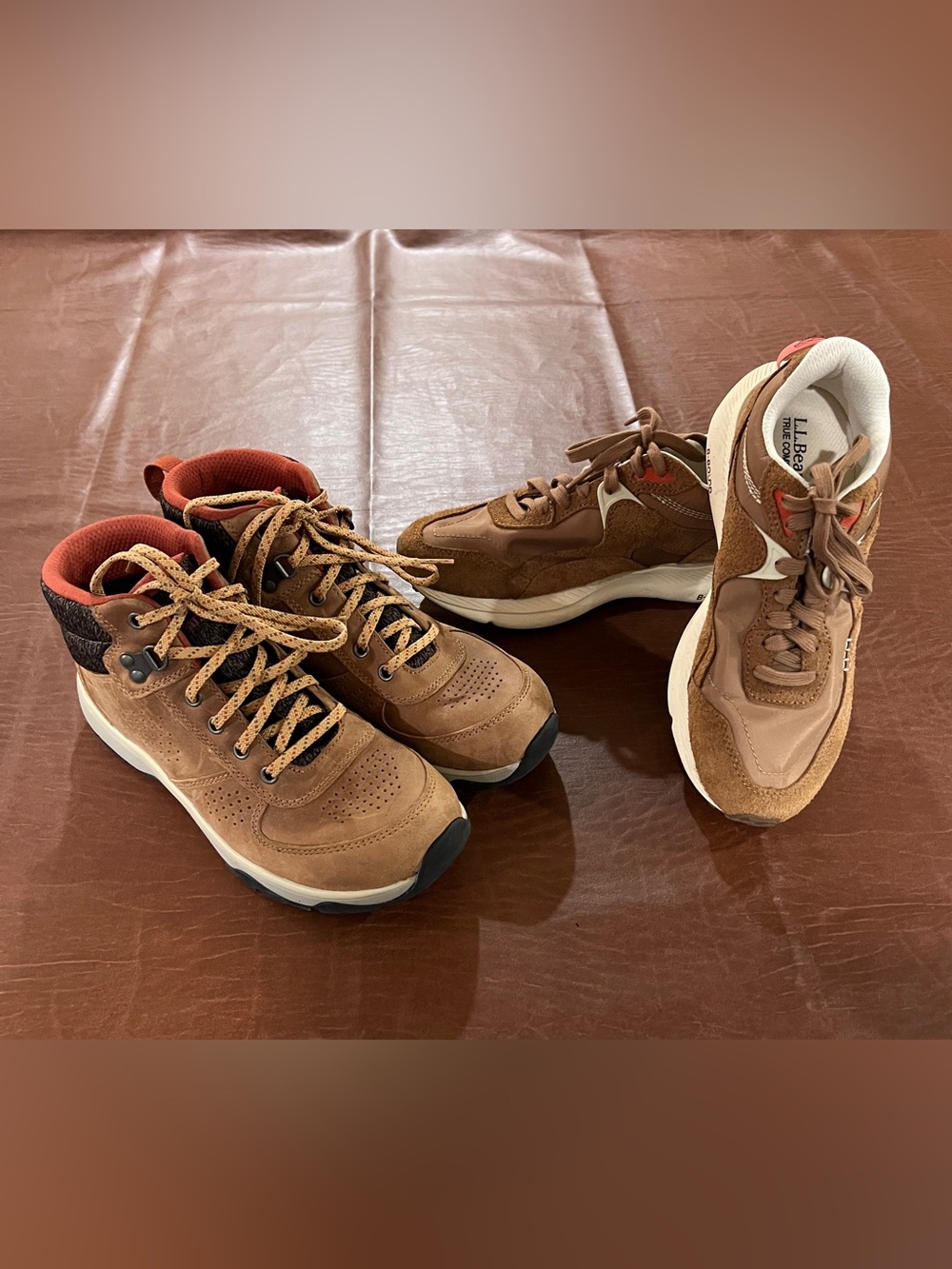 L.L. Bean Mountain Classic Shoes & Trailduster Hiking Boots Bundle - 9 Medium